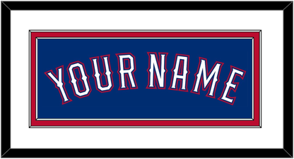 Texas Name - Alternate Blue (2016-2019) - Signature Tier 1