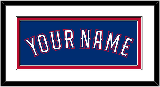 Texas Name - Alternate Blue (2016-2019) - Signature Tier 1