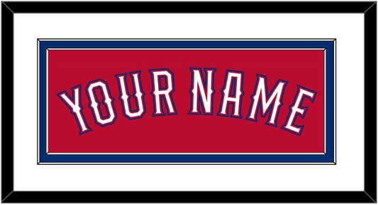 Texas Name - Alternate Red (2016-2019) - Signature Tier 1