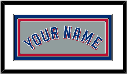Texas Name - Road Gray (2020-2023) - Premier Tier 1