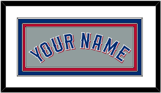 Texas Name - Road Gray (2020-2023) - Premier Tier 1