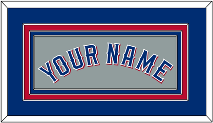 Texas Name - Road Gray (2020-2023) - Premier Tier 2