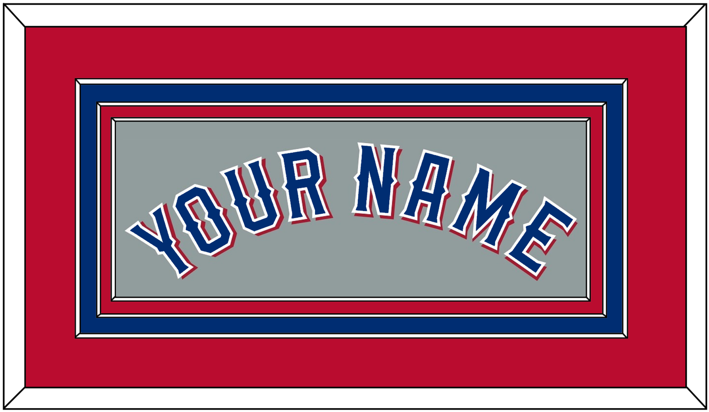 Texas Name - Road Gray (2020-2023) - Premier Tier 3