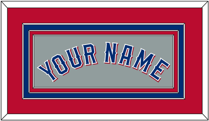 Texas Name - Road Gray (2020-2023) - Premier Tier 3