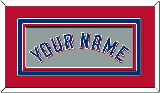 Texas Name - Road Gray (2020-2023) - Premier Tier 3
