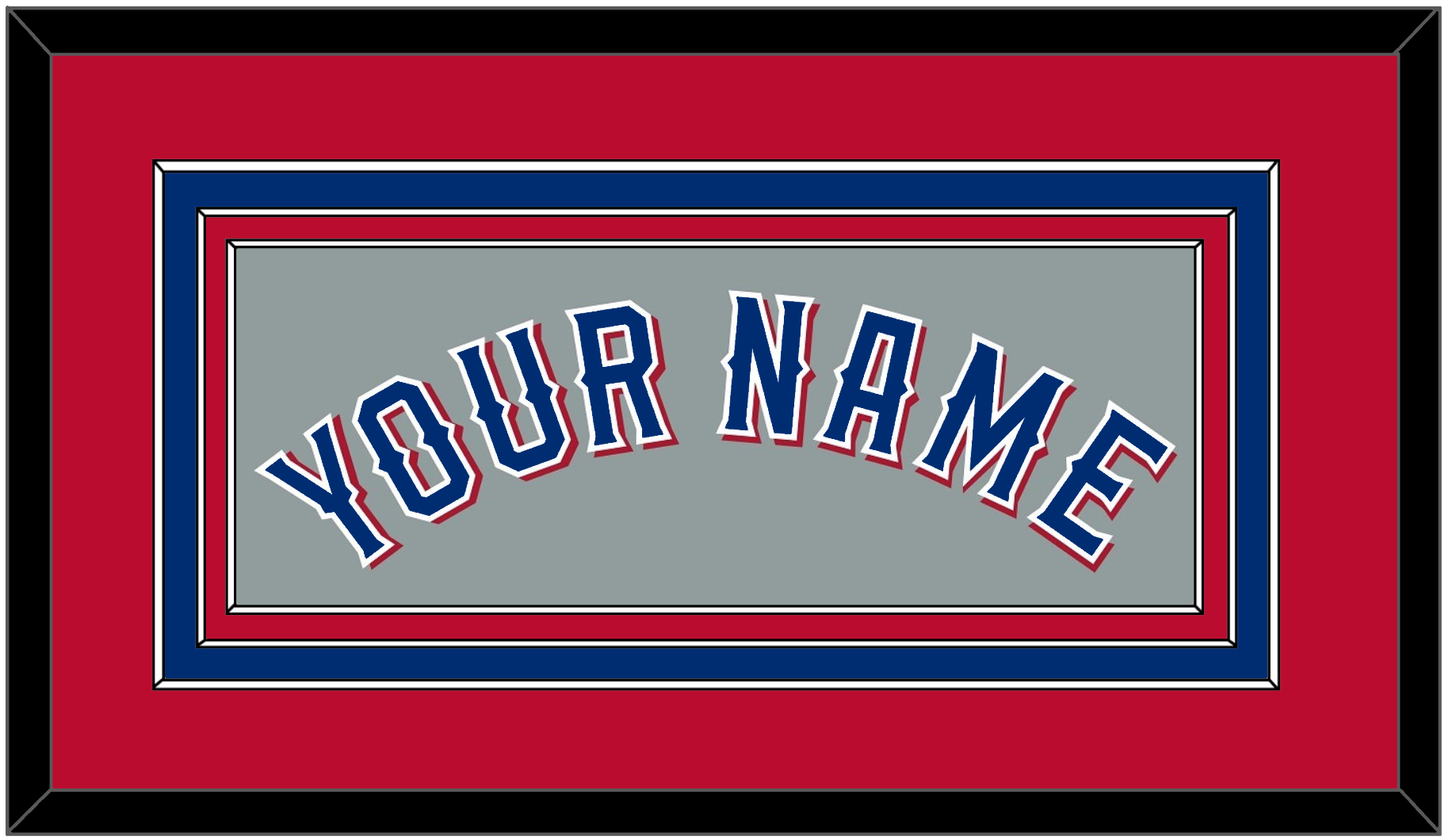 Texas Name - Road Gray (2020-2023) - Premier Tier 3