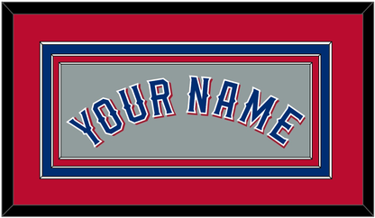 Texas Name - Road Gray (2020-2023) - Premier Tier 3