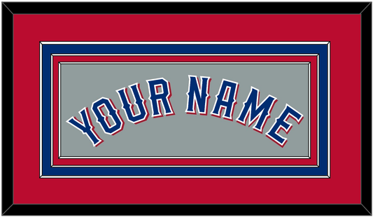 Texas Name - Road Gray (2020-2023) - Premier Tier 3
