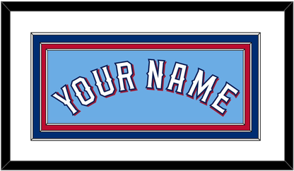 Texas Name - Alternate Powder Blue (2020-2023) - Premier Tier 1