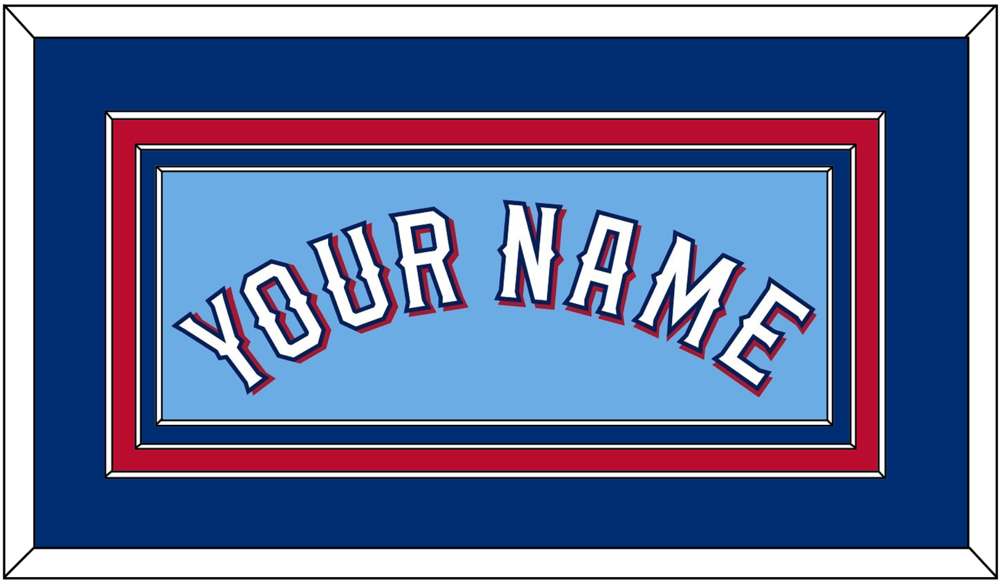 Texas Name - Alternate Powder Blue (2020-2023) - Premier Tier 2