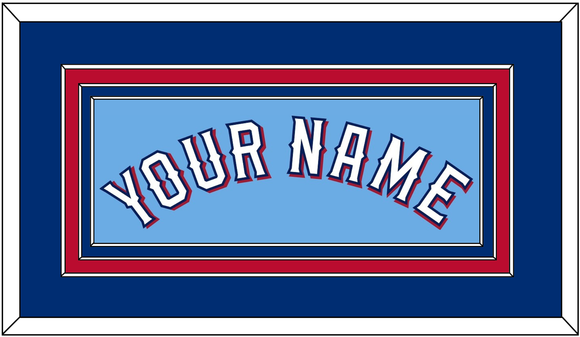 Texas Name - Alternate Powder Blue - Triple Mat 2