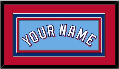 Texas Name - Alternate Powder Blue (2020-2023) - Premier Tier 3