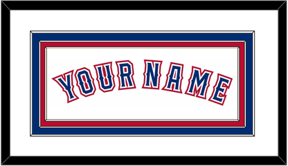 Texas Name - Home White (2016-2019)- Premier Tier 1