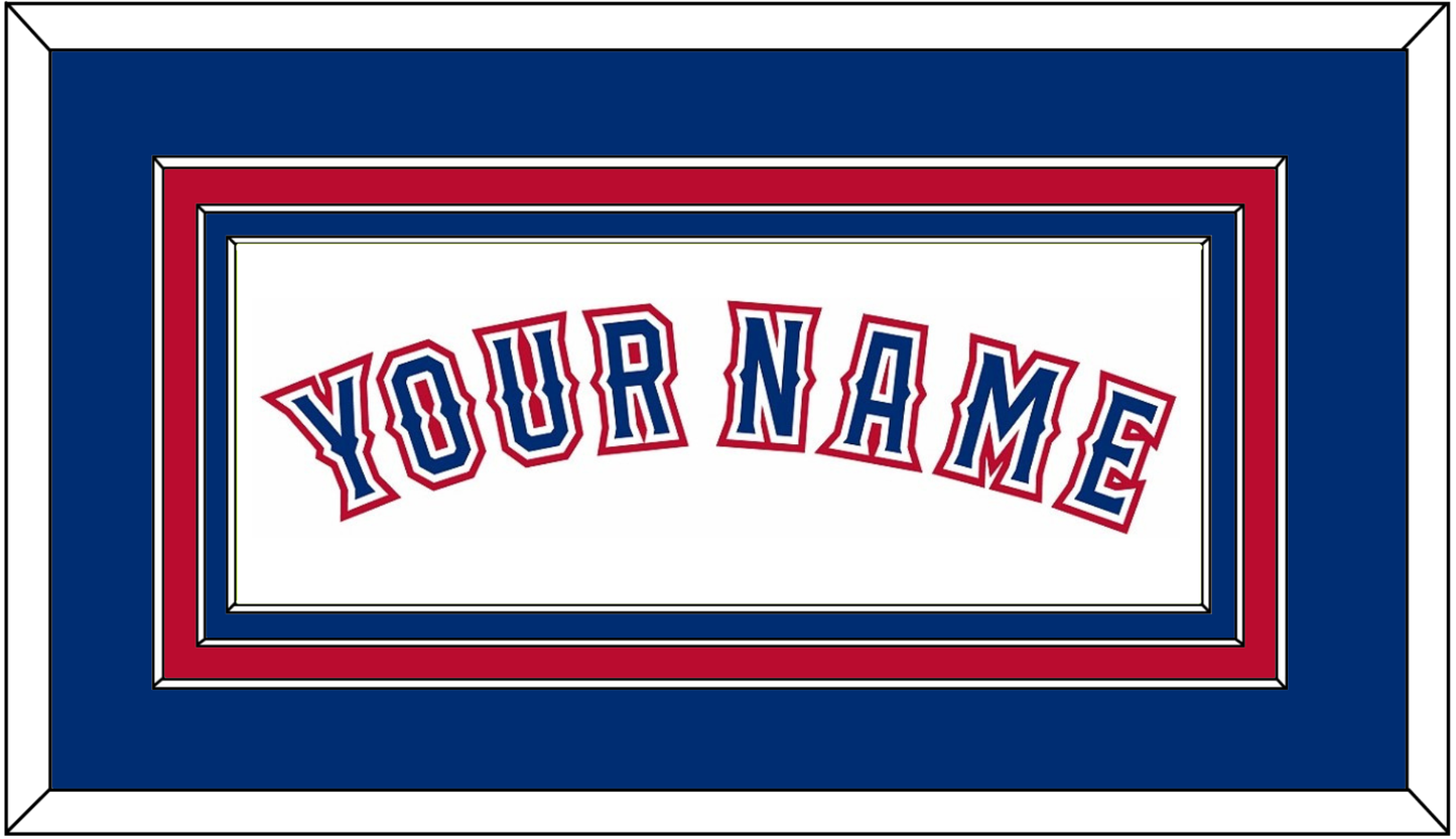 Texas Name - Home White (2016-2019)- Premier Tier 2