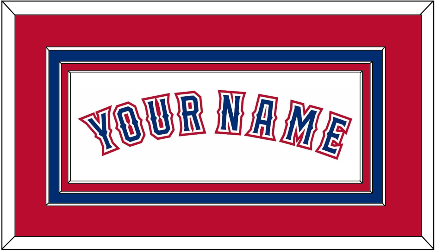 Texas Name - Home White (2016-2019)- Premier Tier 3