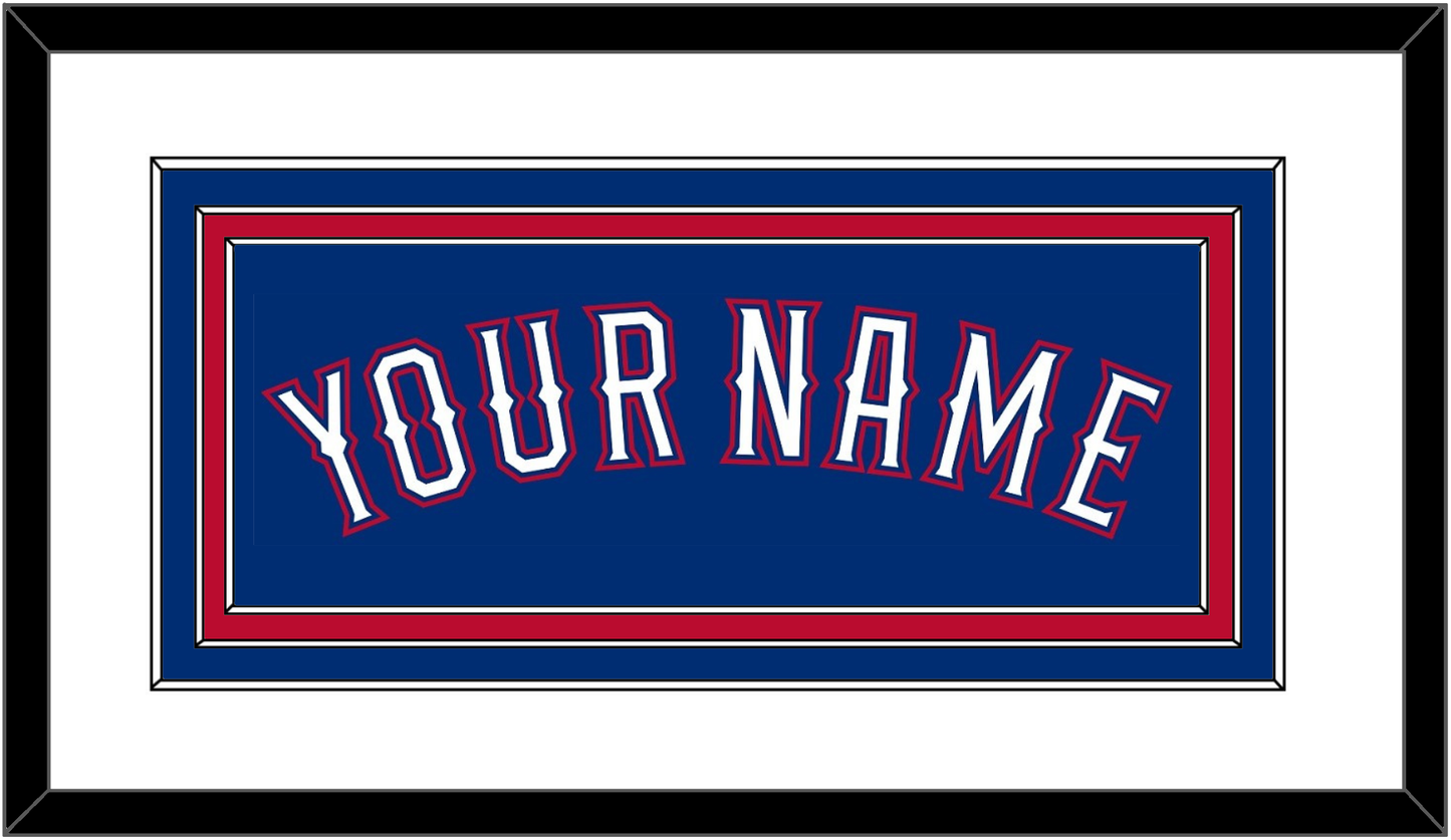 Texas Name - Alternate Blue (2016-2019) - Premier Tier 1