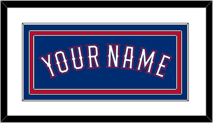 Texas Name - Alternate Blue (2016-2019) - Premier Tier 1