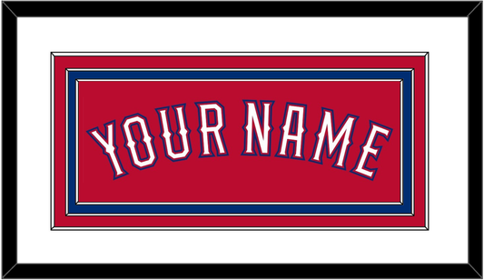 Texas Name - Alternate Red (2016-2019) - Premier Tier 1
