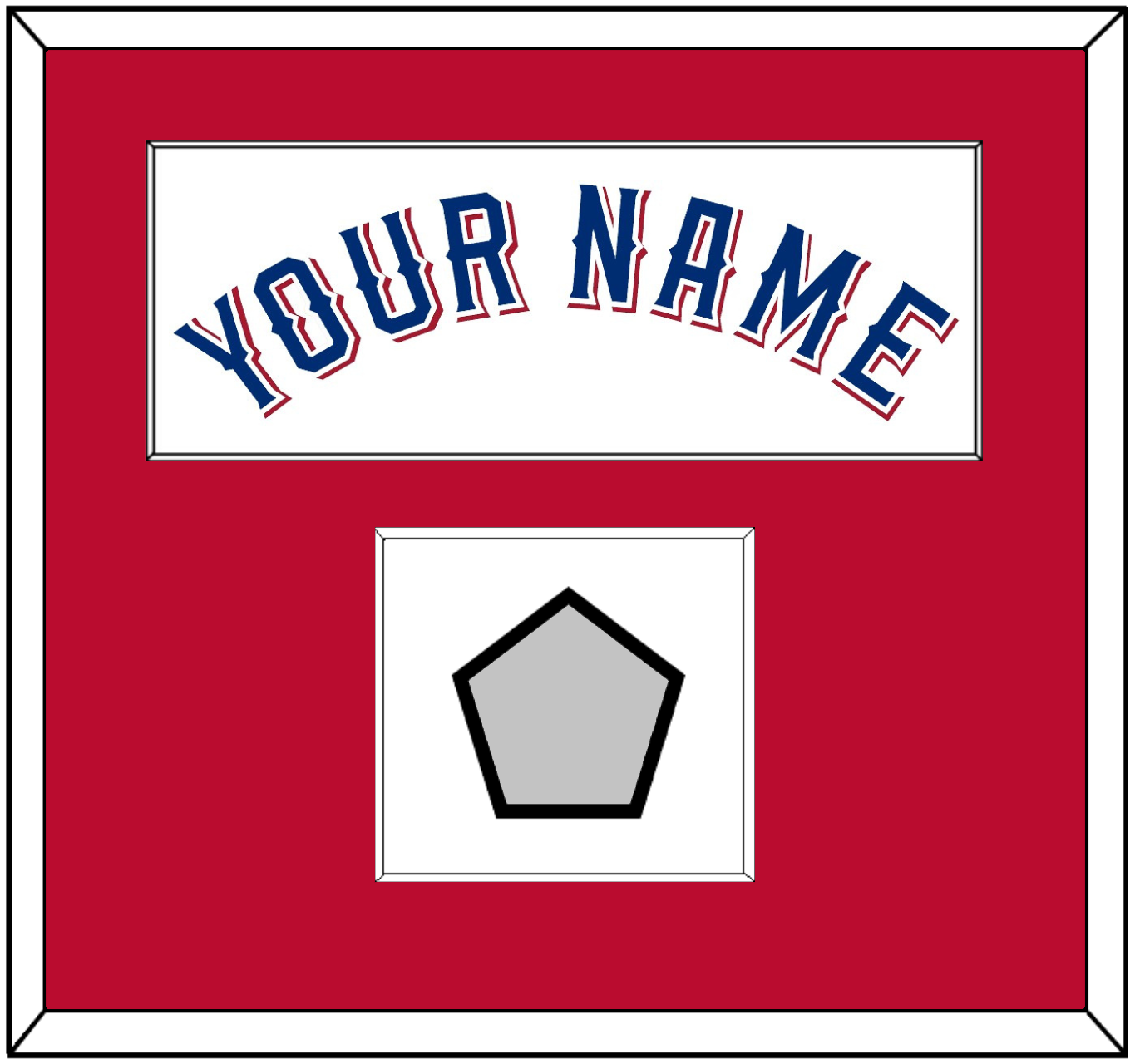 Texas Name & World Series Jersey Patch - Home White (2020-2023) - Essential Tier 2