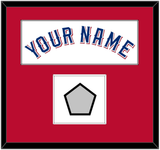 Texas Name & World Series Champions Patch - Home White (2020-2023) - Single Mat 2