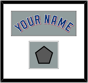 Texas Name & World Series Champions Patch - Road Gray (2020-2023) - Single Mat 1