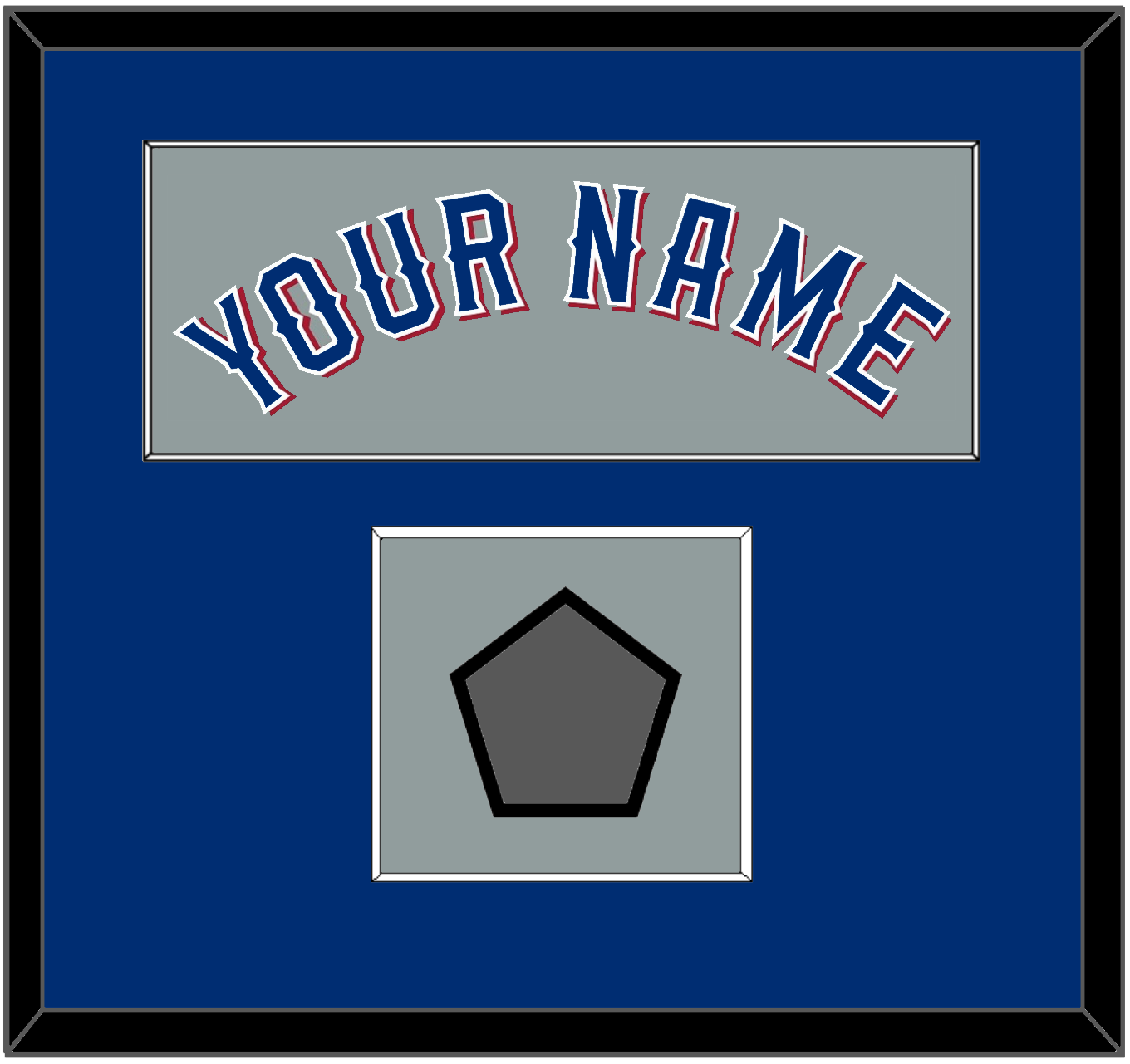 Texas Name & World Series Jersey Patch - Road Gray (2020-2023) - Essential Tier 2