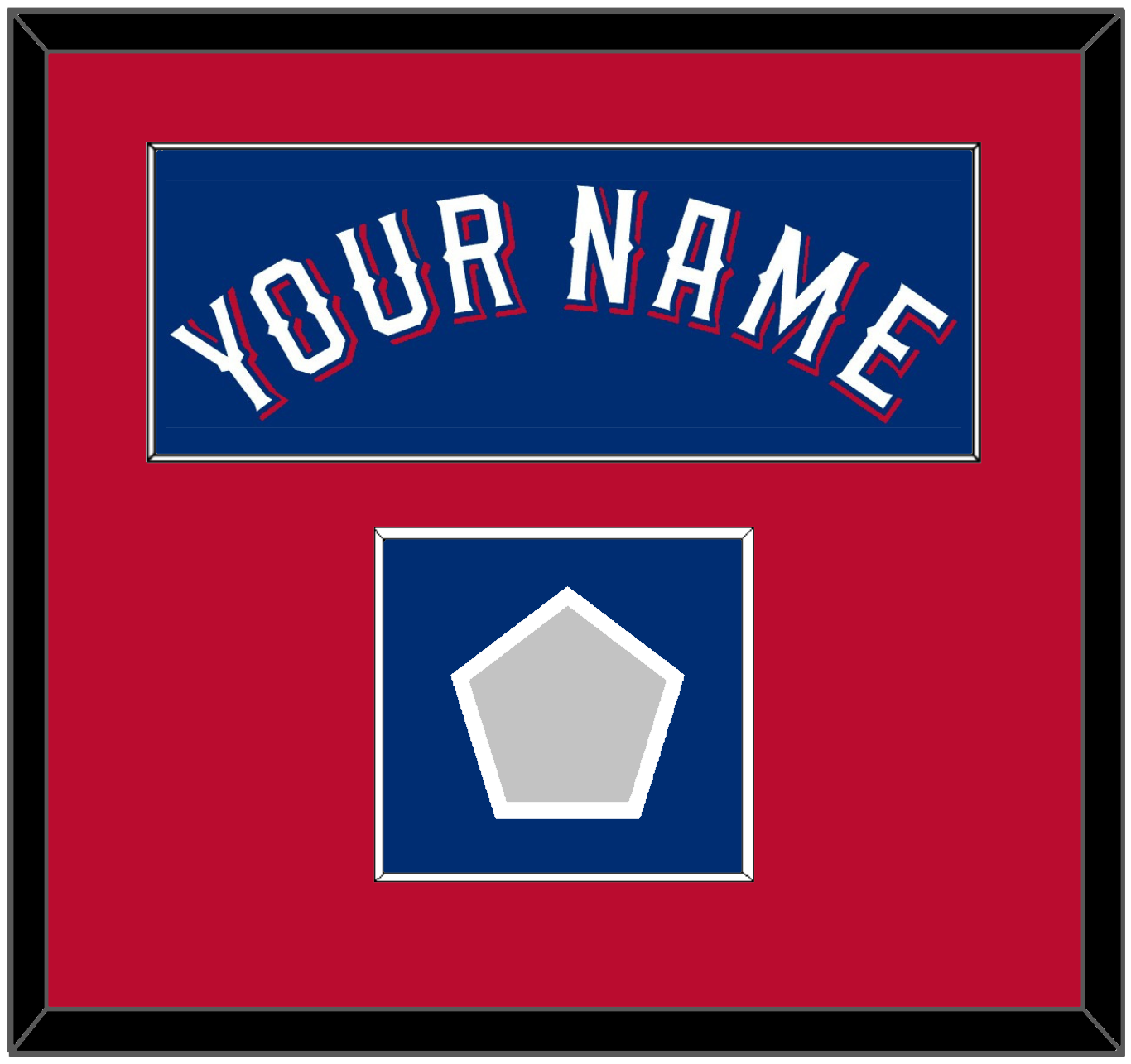 Texas Name & World Series Jersey Patch - Alternate Blue (2020-2023) - Essential Tier 2