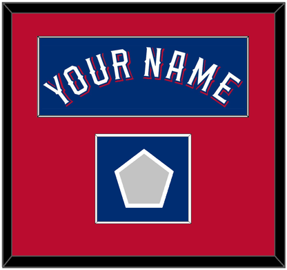 Texas Name & World Series Jersey Patch - Alternate Blue (2020-2023) - Essential Tier 2