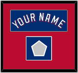 Texas Name & World Series Champions Patch - Alternate Blue (2020-2023) - Single Mat 2