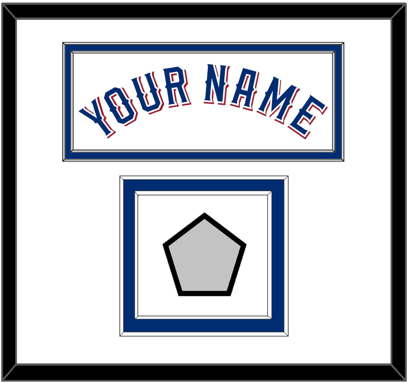 Texas Name & World Series Jersey Patch - Home White (2020-2023) - Signature Tier 1