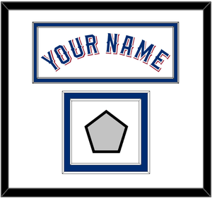 Texas Name & World Series Champions Patch - Home White (2020-2023) - Double Mat 1