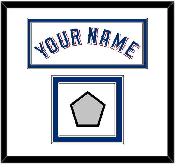 Texas Name & World Series Champions Patch - Home White (2020-2023) - Double Mat 1