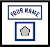 Texas Name & World Series Champions Patch - Home White (2020-2023) - Double Mat 1