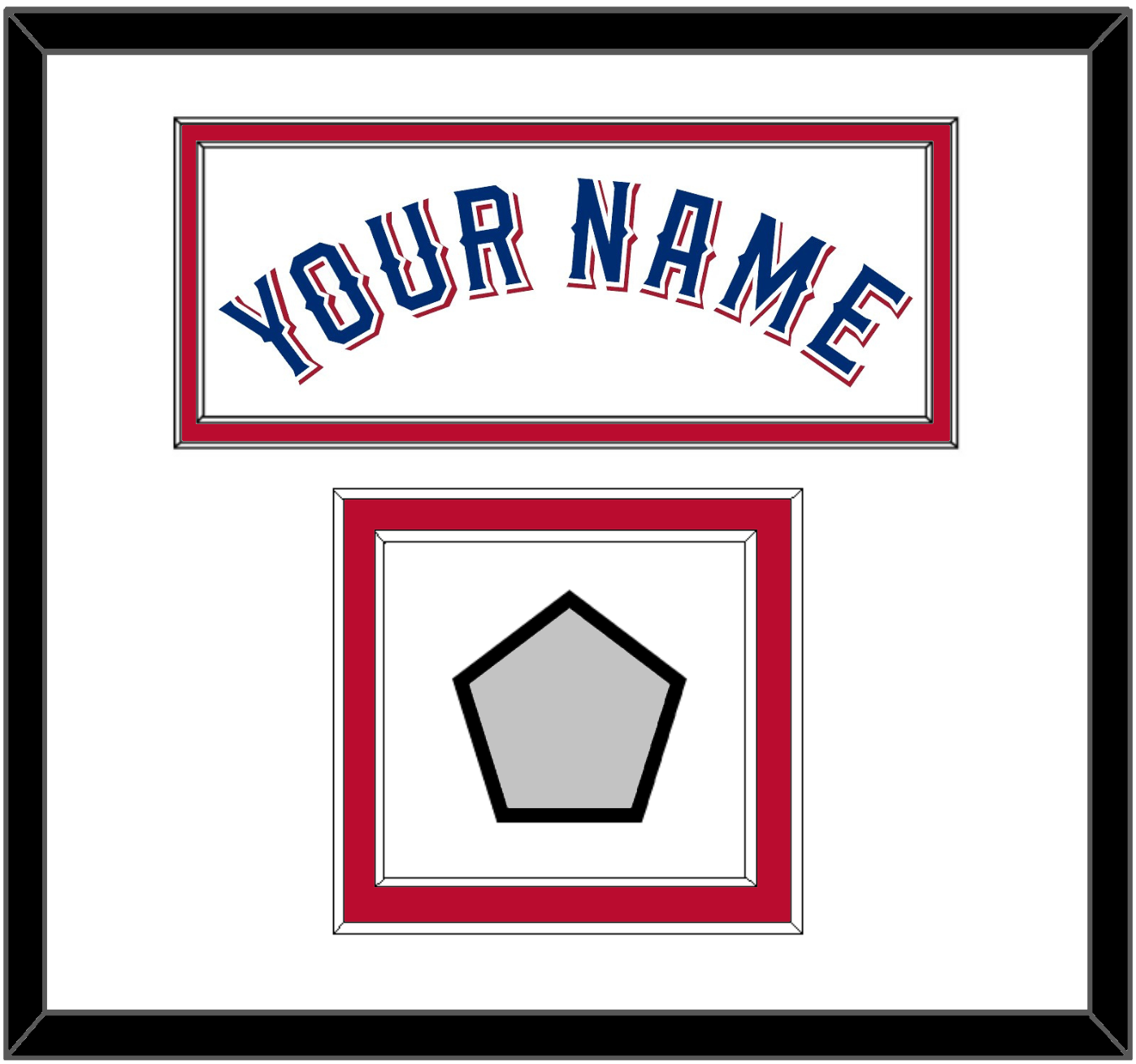 Texas Name & World Series Champions Patch - Home White (2020-2023) - Signature Tier 2