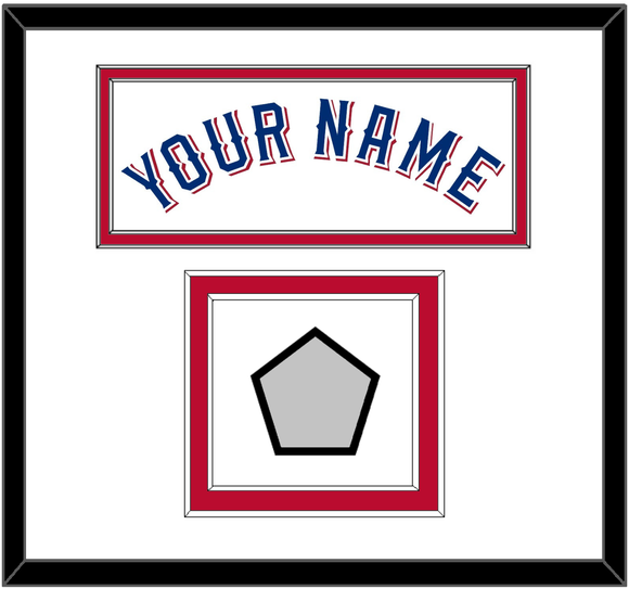 Texas Name & World Series Champions Patch - Home White (2020-2023) - Double Mat 2