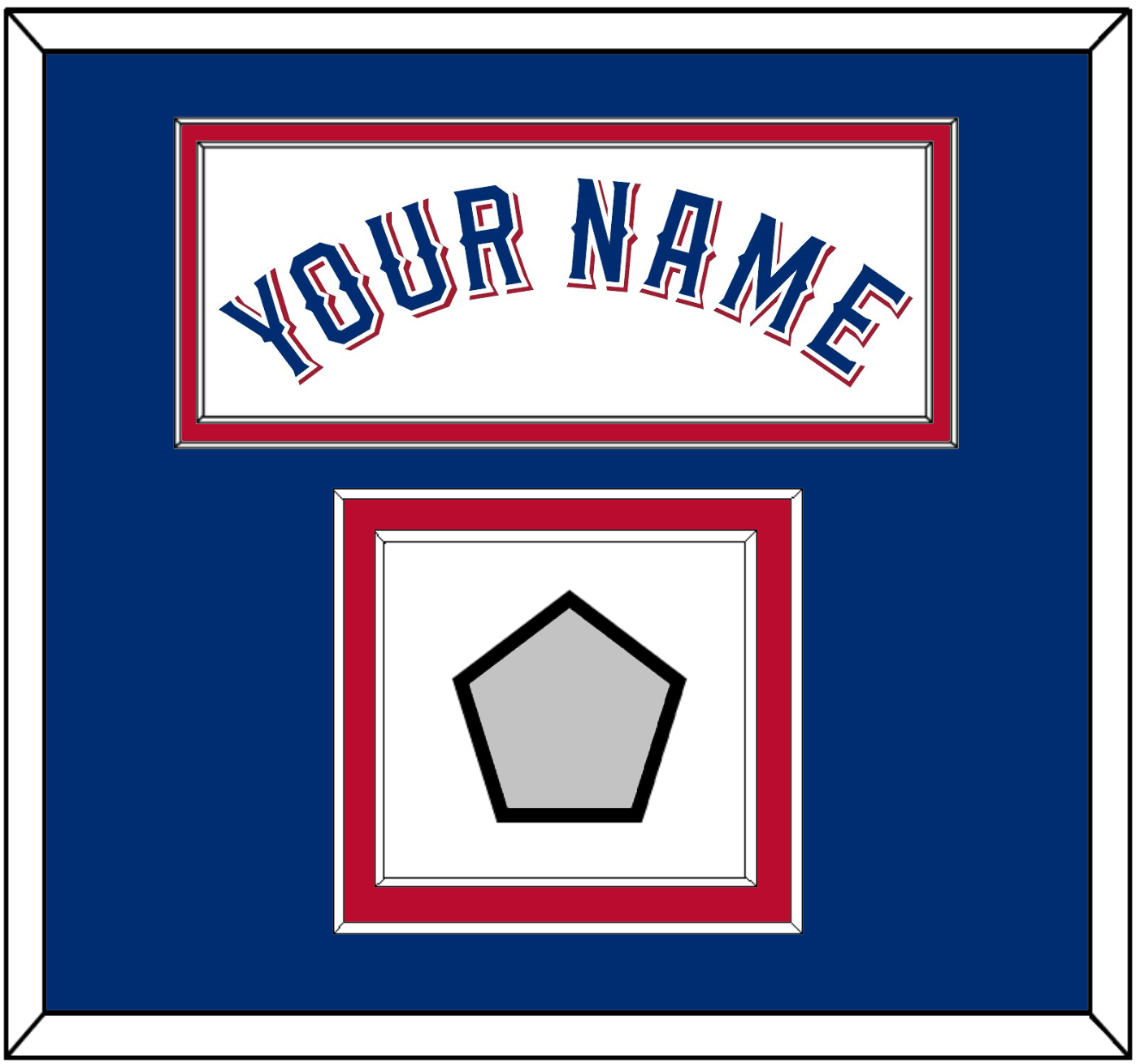Texas Name & World Series Champions Patch - Home White (2020-2023) - Signature Tier 3