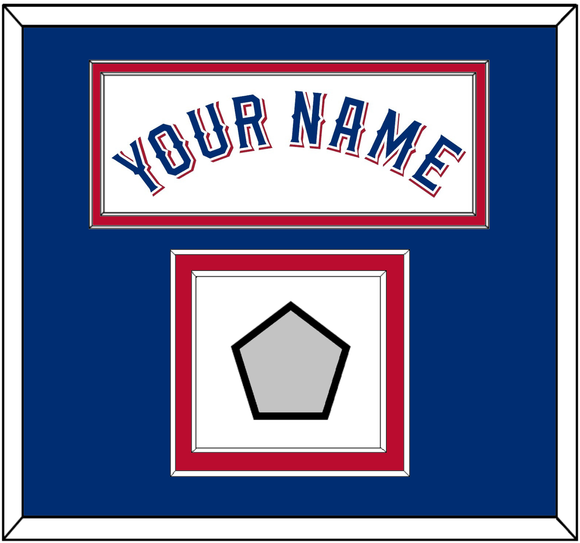 Texas Name & World Series Champions Patch - Home White (2020-2023) - Double Mat 3