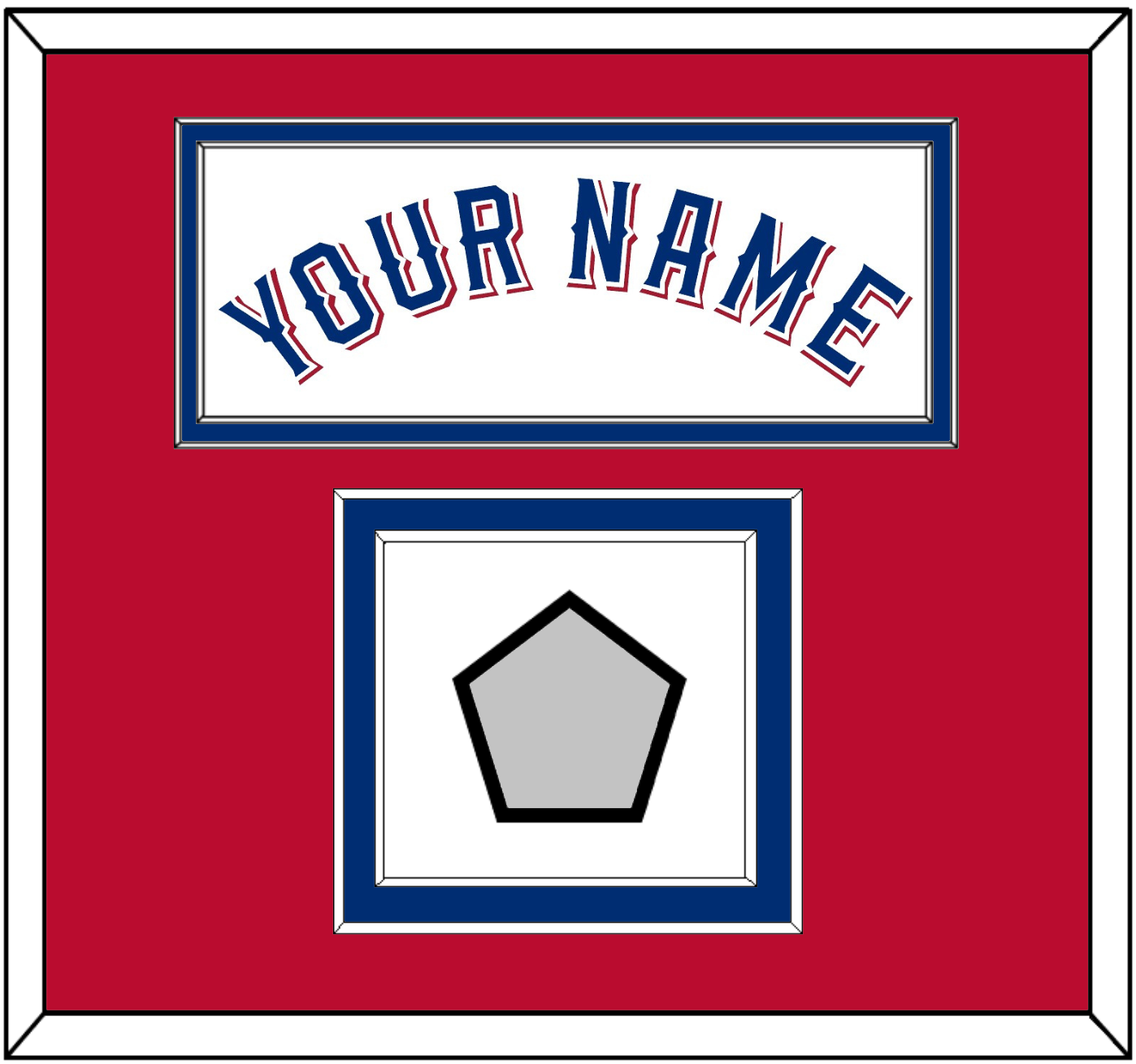 Texas Name & World Series Jersey Patch - Home White (2020-2023) - Signature Tier 4