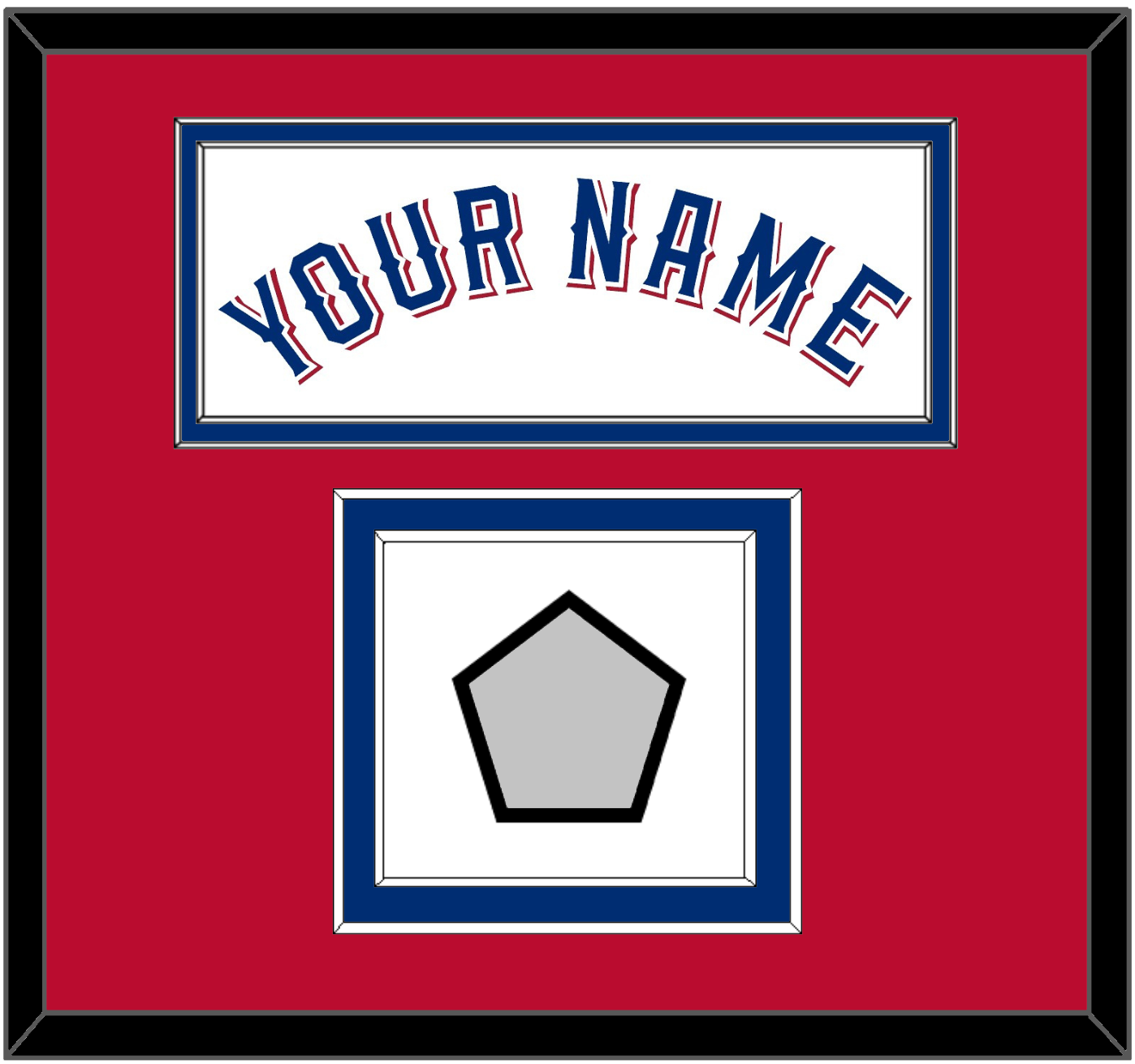 Texas Name & World Series Jersey Patch - Home White (2020-2023) - Signature Tier 4