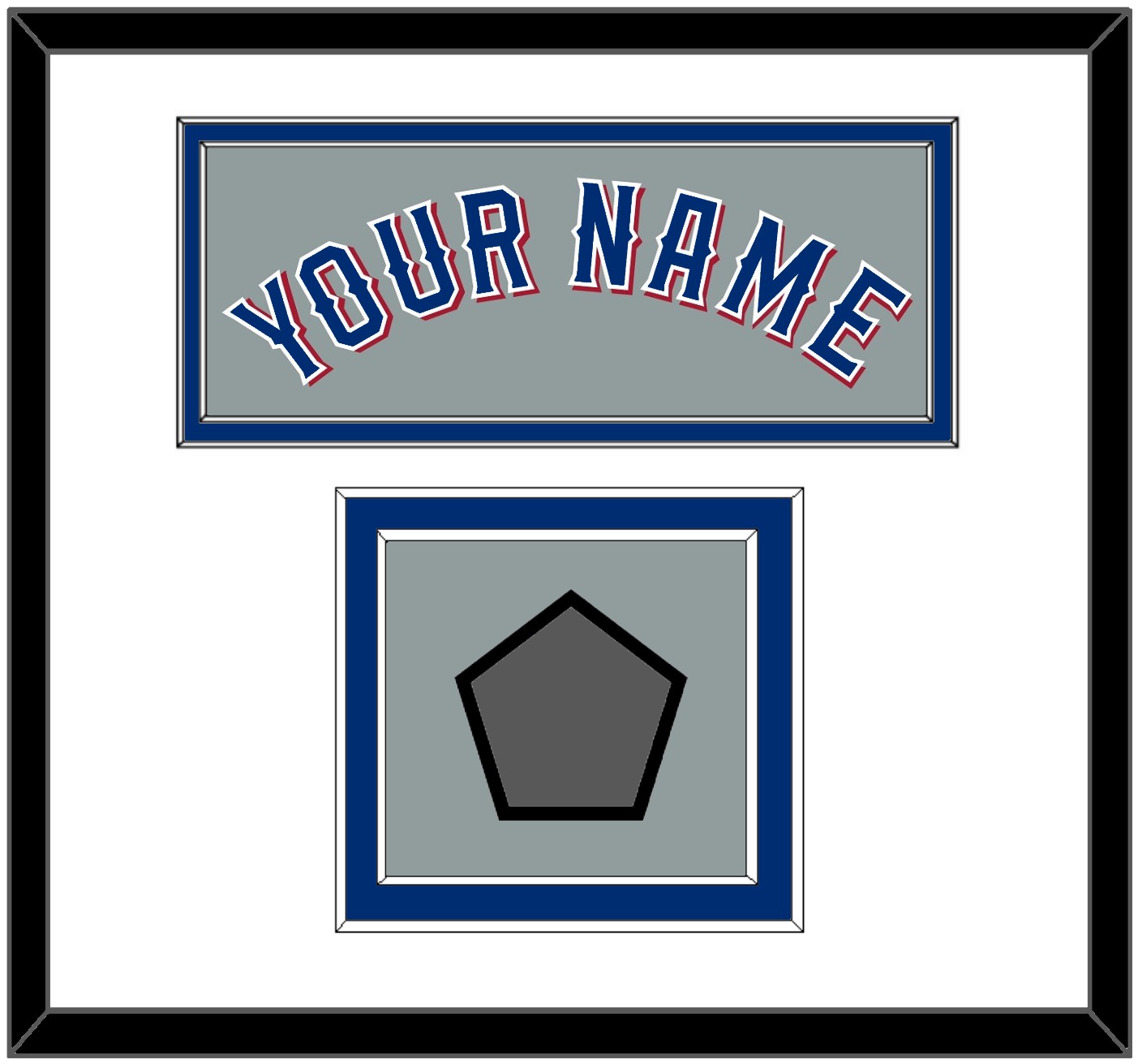 Texas Name & World Series Champions Patch - Road Gray (2020-2023) - Signature Tier 1
