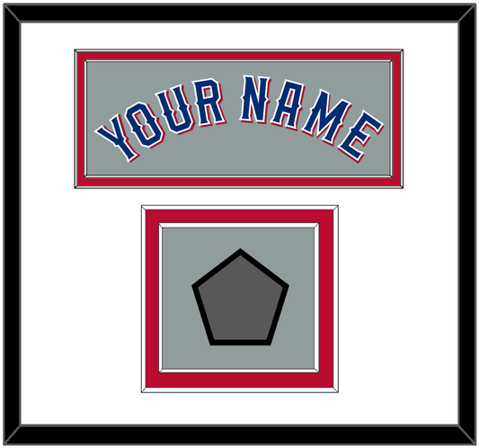 Texas Name & World Series Jersey Patch - Road Gray (2020-2023) - Signature Tier 2