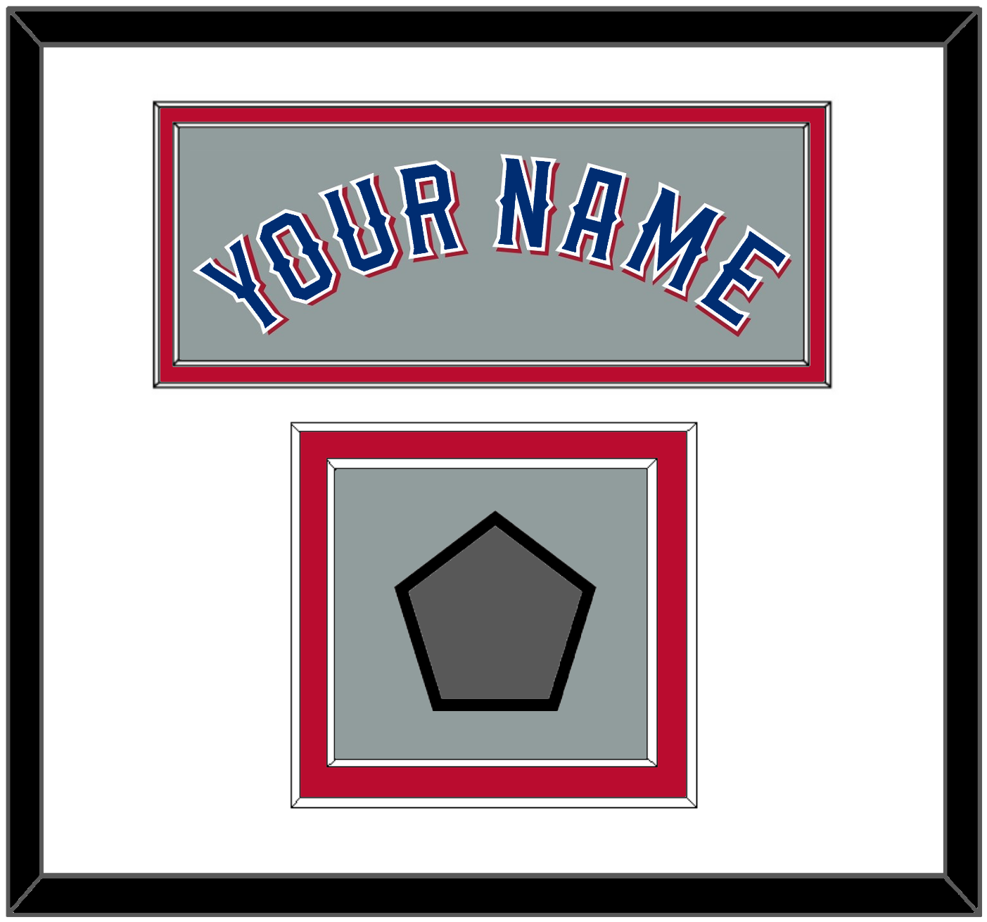Texas Name & World Series Champions Patch - Road Gray (2020-2023) - Signature Tier 2