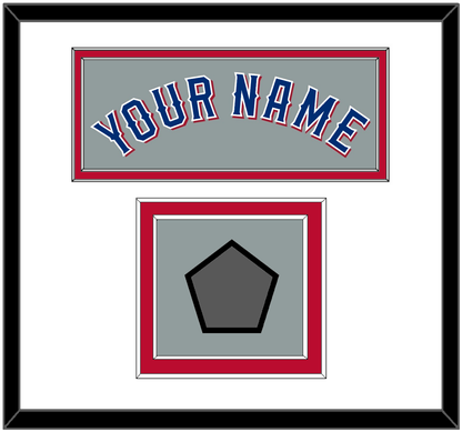 Texas Name & World Series Champions Patch - Road Gray (2020-2023) - Signature Tier 2