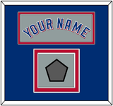 Texas Name & World Series Champions Patch - Road Gray (2020-2023) - Double Mat 3