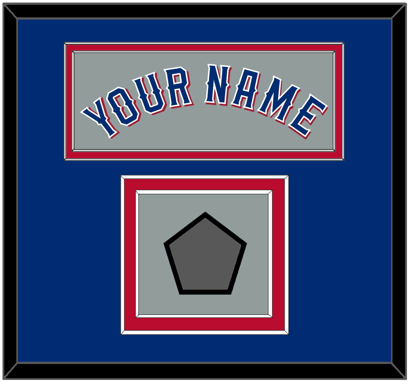 Texas Name & World Series Champions Patch - Road Gray (2020-2023) - Signature Tier 3