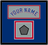 Texas Name & World Series Champions Patch - Road Gray (2020-2023) - Double Mat 3