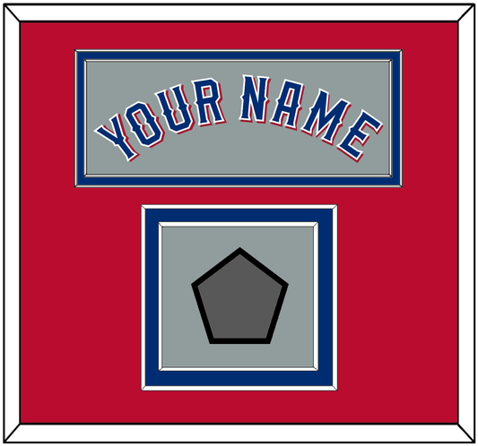 Texas Name & World Series Champions Patch - Road Gray (2020-2023) - Signature Tier 4