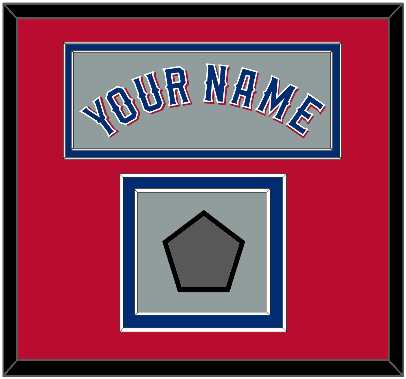 Texas Name & World Series Champions Patch - Road Gray (2020-2023) - Signature Tier 4