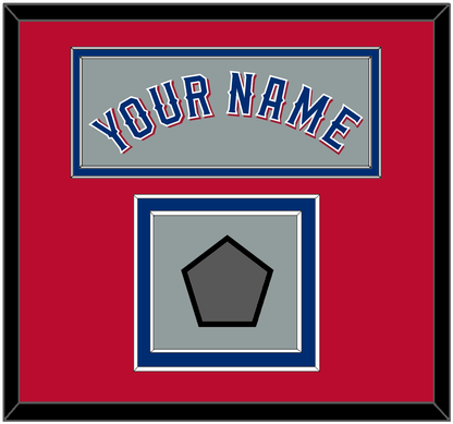 Texas Name & World Series Champions Patch - Road Gray (2020-2023) - Signature Tier 4