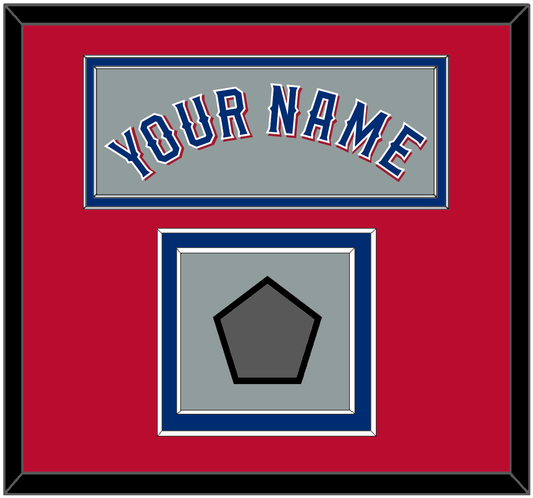 Texas Name & World Series Champions Patch - Road Gray (2020-2023) - Signature Tier 4